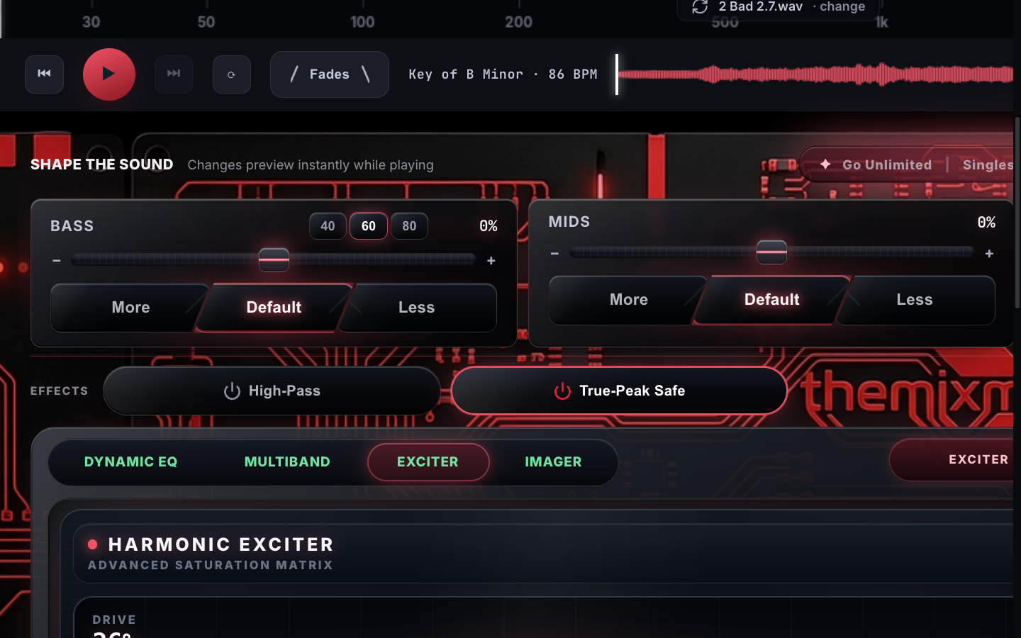 Exciter plugin